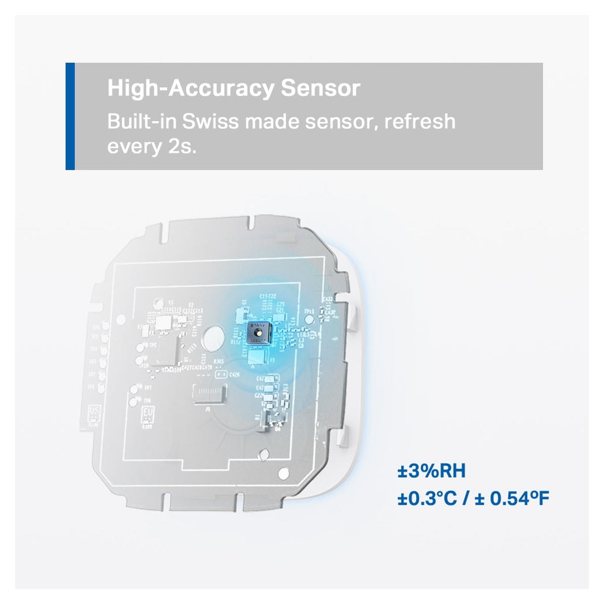 TP-Link Tapo Sensor Inteligente de Temperatura y Humedad T315 con Pantalla E-Ink 2.7" Blanco