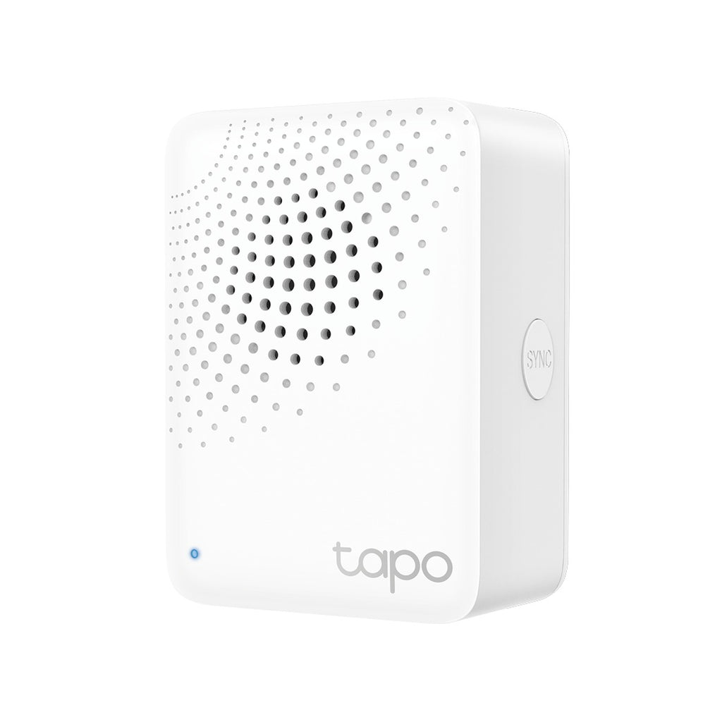 TP-Link Tapo Hub Inteligente H100 con Alarma y Timbre, Sirena de 90 dB