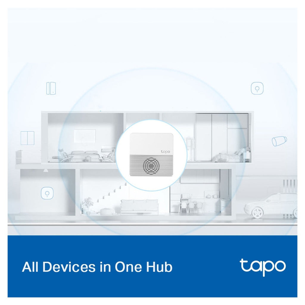 TP-Link Tapo Hub Inteligente H200 con Alarma, Timbre y Almacenamiento microSD