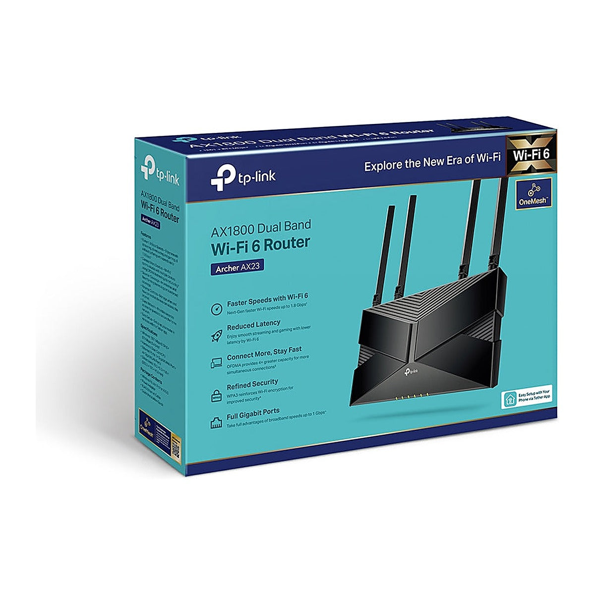 TP-Link Router Wi-Fi 6 Archer AX23 AX1800 Gigabit