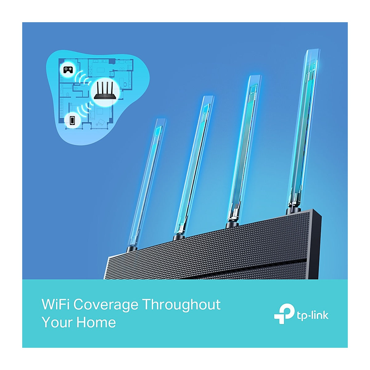 TP-Link Router Wi-Fi 6 Archer AX12 AX1500 Gigabit