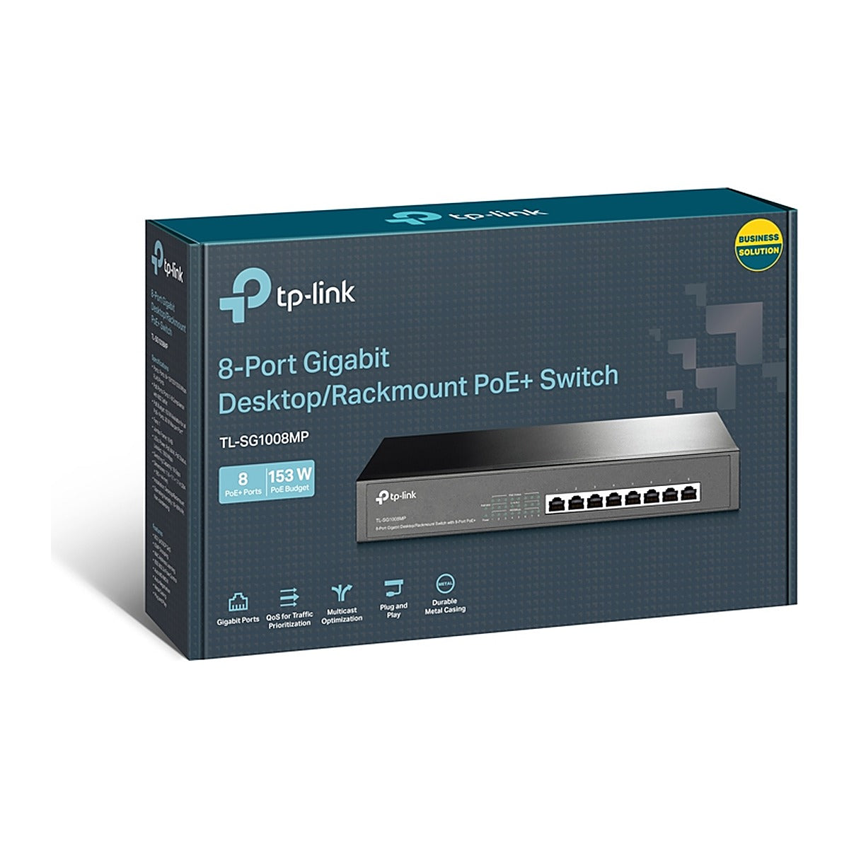 TP-Link Switch PoE+ TL-SG1008MP 8 Puertos Gigabit 153 W