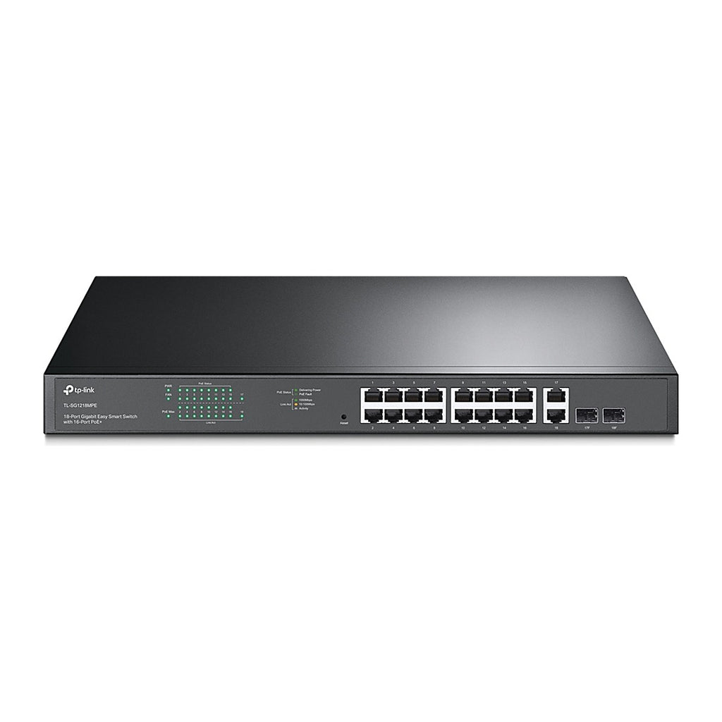 TP-Link Switch PoE+ TL-SG1218MPE 16 Puertos Gigabit + 2 SFP Easy Smart