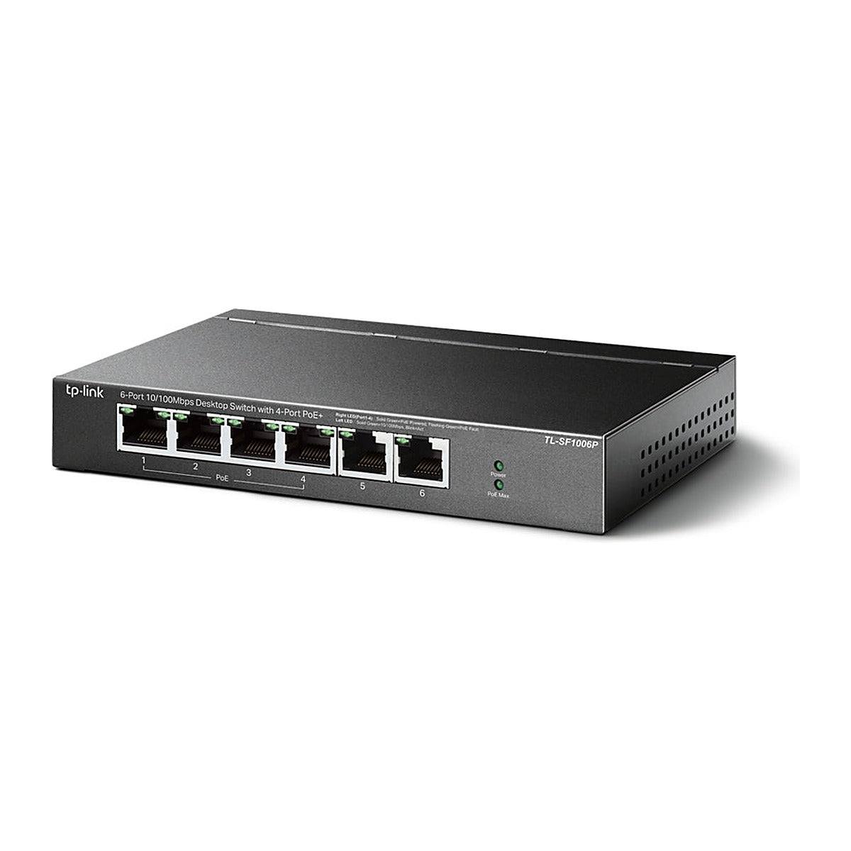 TP-Link Switch PoE+ TL-SF1006P 6 Puertos 10/100 (4 PoE+) 67 W
