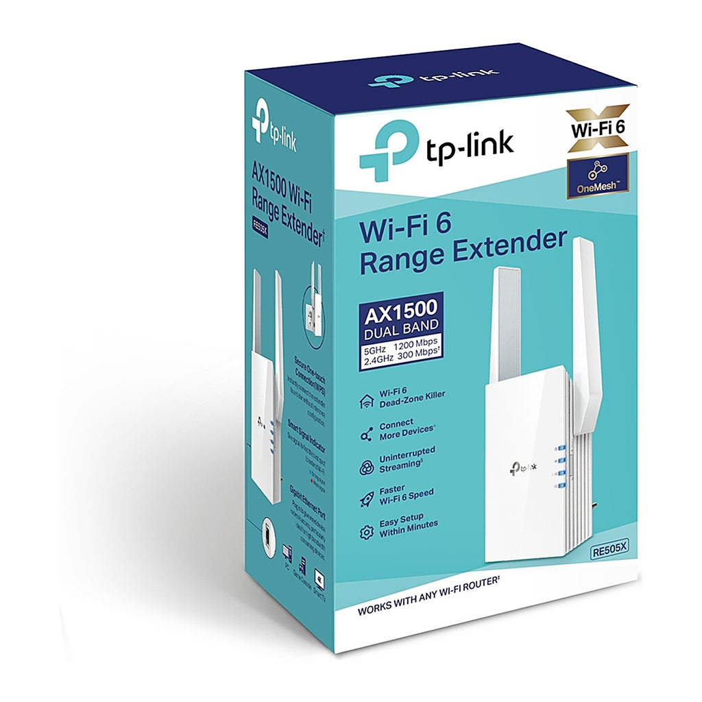 TP-Link Repetidor Wi-Fi 6 RE505X AX1500 Gigabit