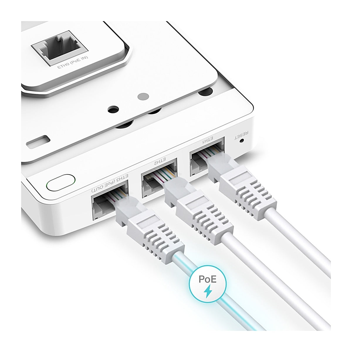 TP-Link Omada Punto de Acceso de Pared EAP235-Wall AC1200