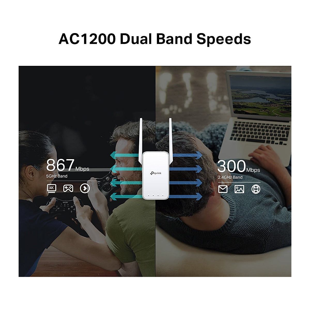 TP-Link Repetidor Wi-Fi RE315 AC1200 Doble Banda