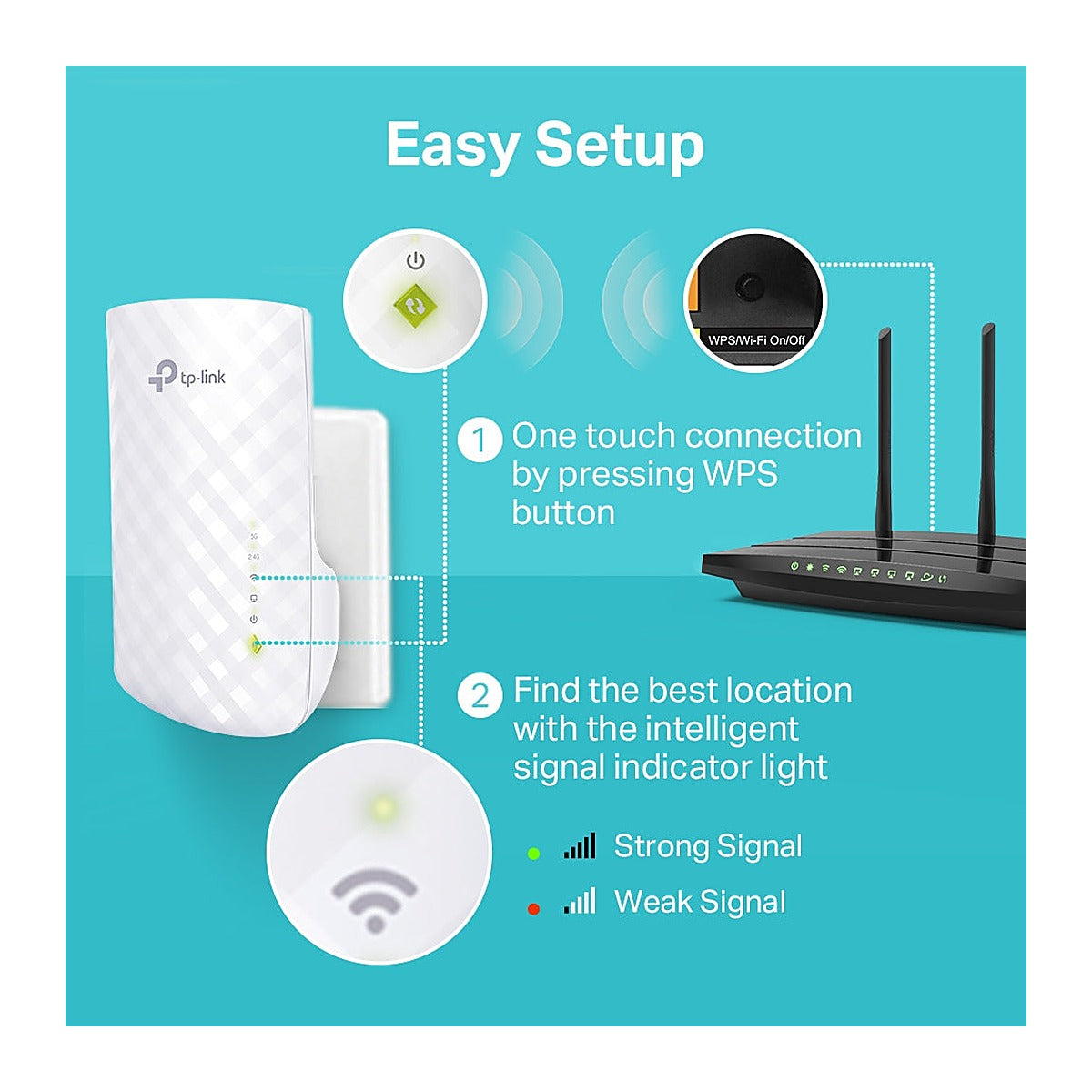 TP-Link Repetidor Wi-Fi RE220 AC750 Doble Banda