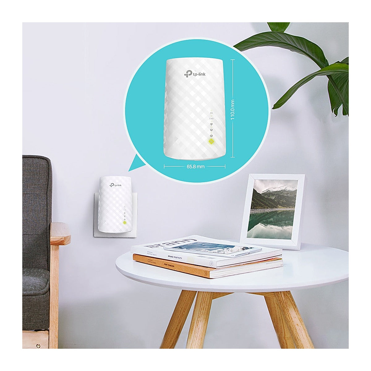 TP-Link Repetidor Wi-Fi RE220 AC750 Doble Banda