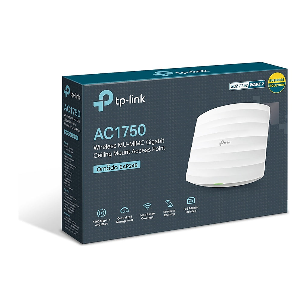 TP-Link Omada Punto de Acceso EAP245 AC1750 MU-MIMO Techo