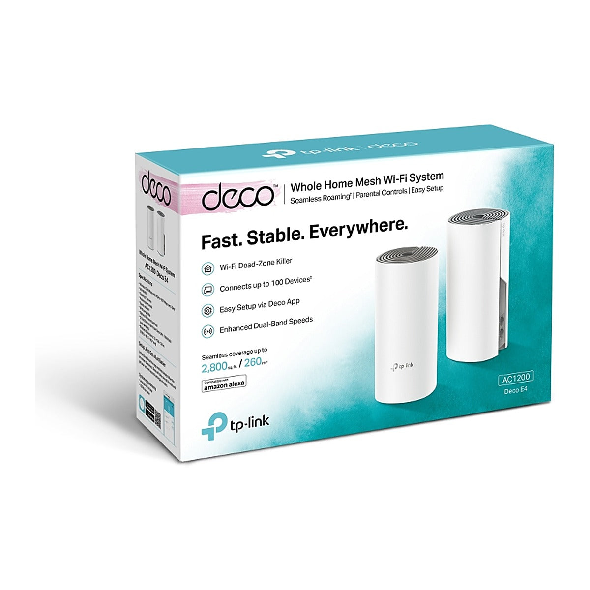 TP-Link Sistema Mesh Deco E4 AC1200 (2 unidades)