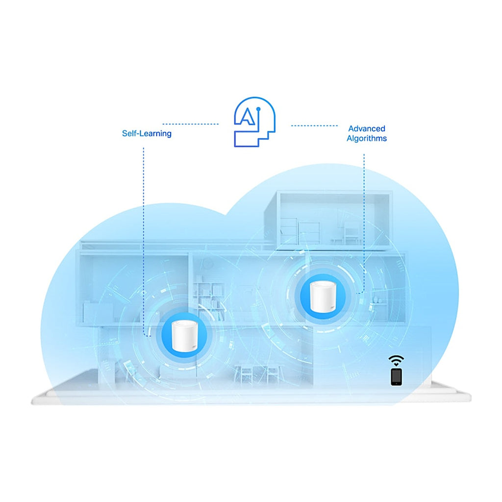 TP-Link Sistema Mesh Deco X20 AX1800 Wi-Fi 6 (3 unidades)