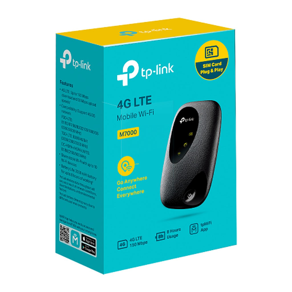TP-Link Router Portátil 4G LTE M7000 con Batería