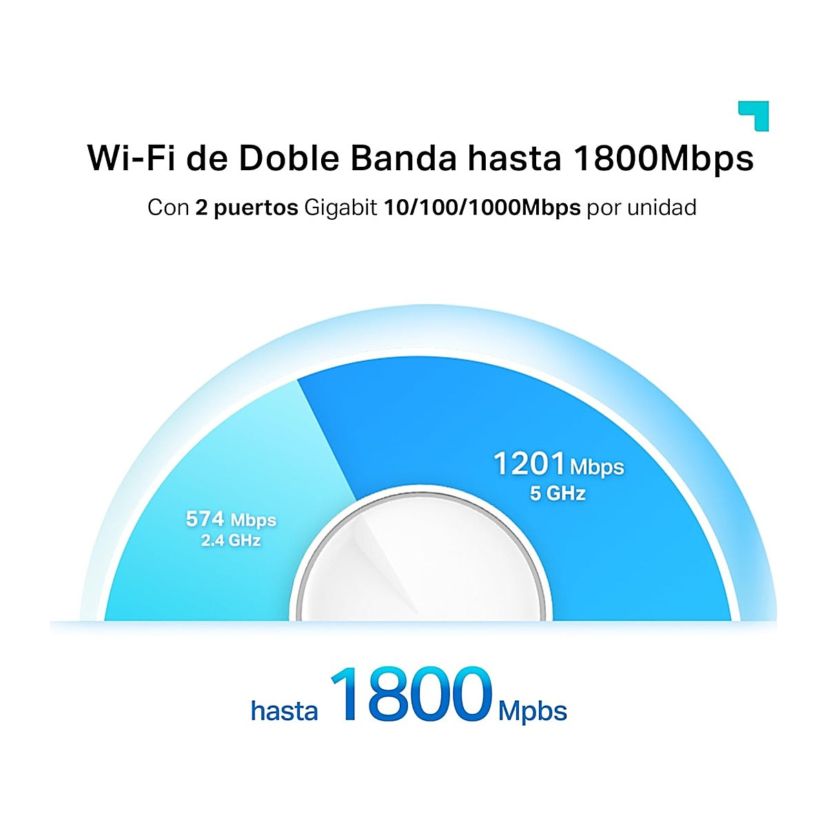 TP-Link Sistema Mesh Deco X20 AX1800 Wi-Fi 6 (2 unidades)