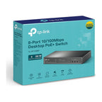 TP-Link Switch PoE TL-SF1008P 8 Puertos 10/100 (4 PoE)