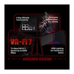 TP-Link Router Gaming Archer GE550 Wi-Fi 7 BE9300 Tribanda