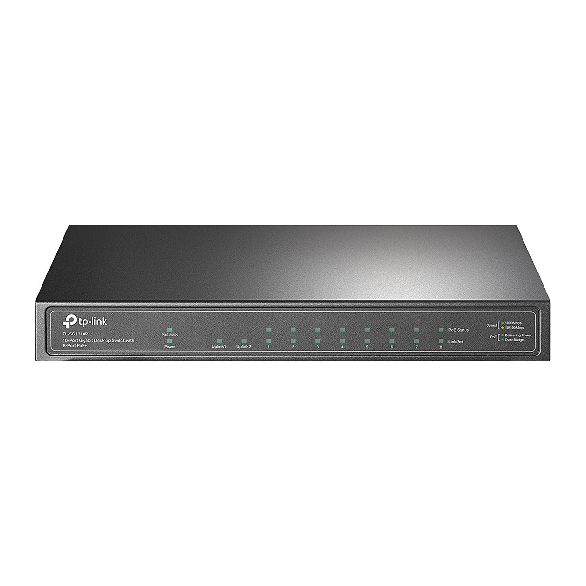 TP-Link Switch PoE+ TL-SG1210P 10 Puertos Gigabit (8 PoE+) + SFP