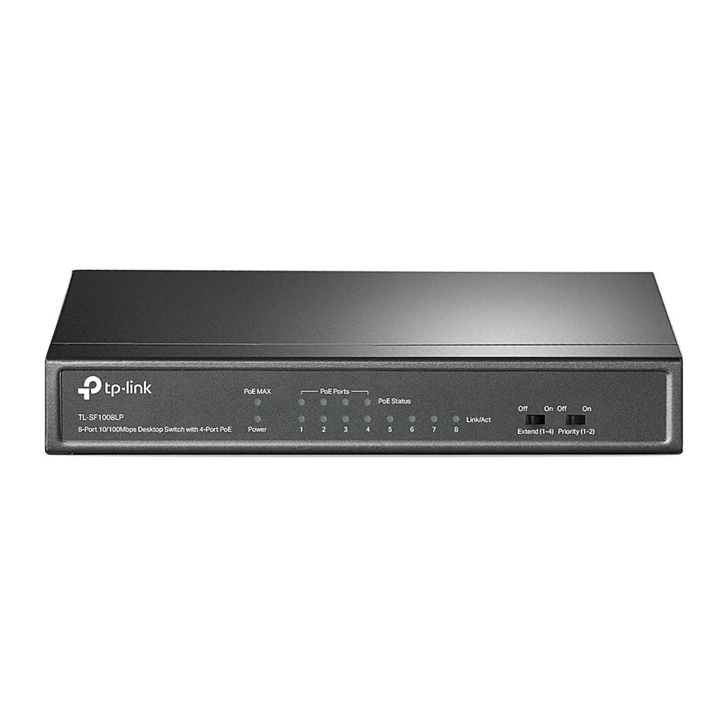TP-Link Switch PoE TL-SF1008LP 8 Puertos 10/100 (4 PoE) 41 W