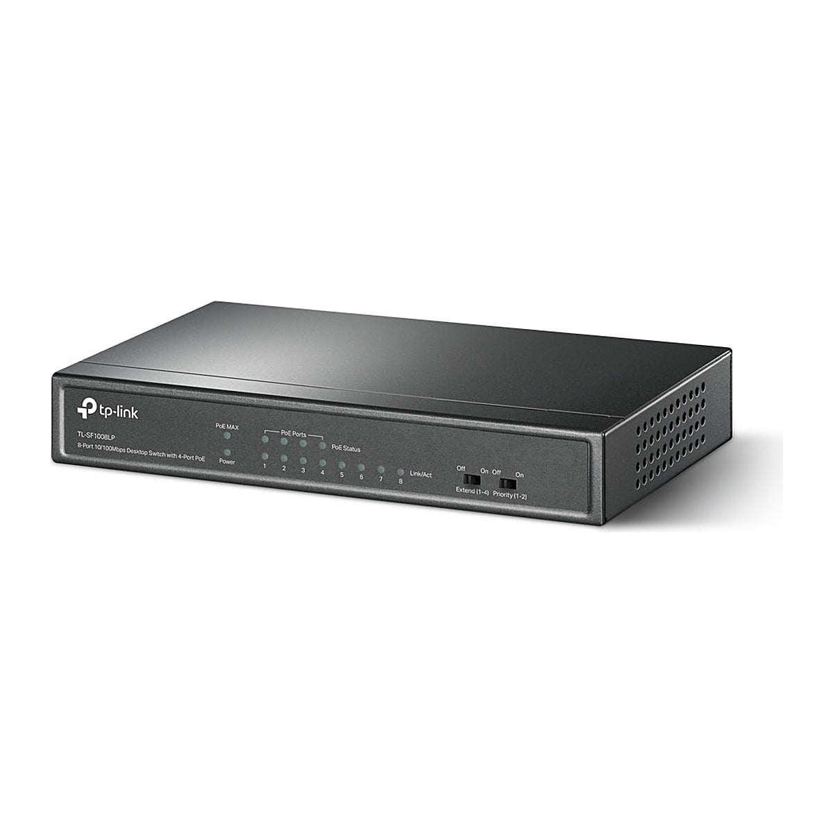 TP-Link Switch PoE TL-SF1008LP 8 Puertos 10/100 (4 PoE) 41 W