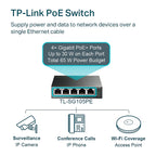 TP-Link Switch PoE+ TL-SG105PE 5 Puertos Gigabit (4 PoE+) Easy Smart