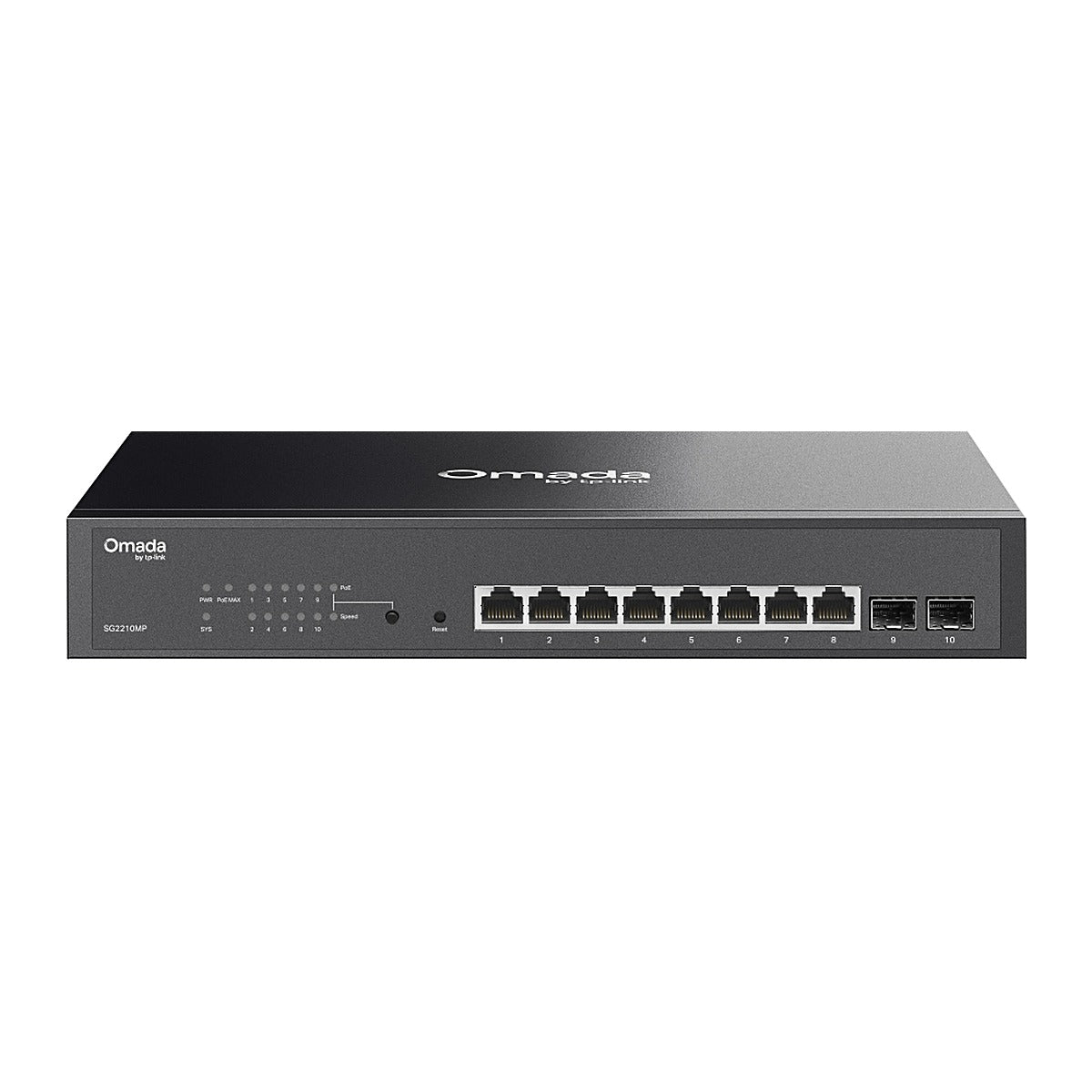 TP-Link Omada Switch PoE+ SG2210MP 8 Puertos Gigabit + 2 SFP 150 W