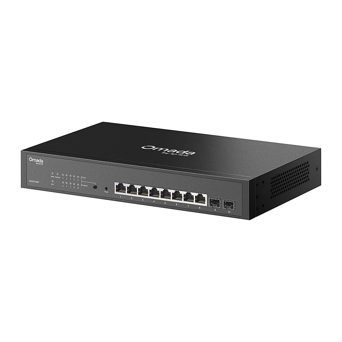 TP-Link Omada Switch PoE+ SG2210MP 8 Puertos Gigabit + 2 SFP 150 W