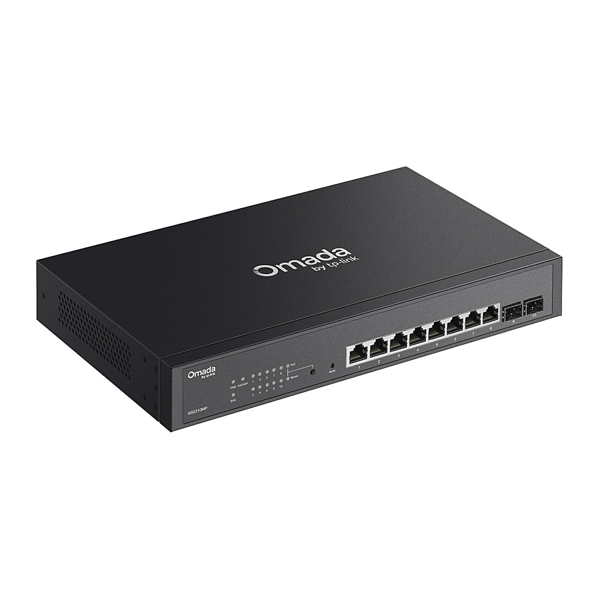 TP-Link Omada Switch PoE+ SG2210MP 8 Puertos Gigabit + 2 SFP 150 W