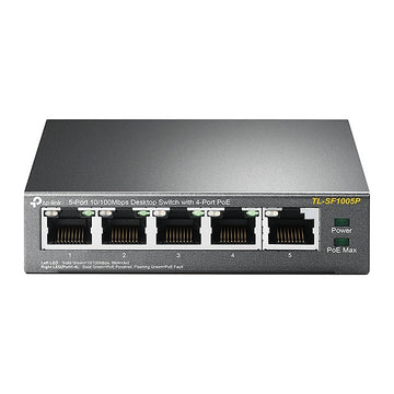 TP-Link Switch PoE TL-SF1005P 5 Puertos 10/100 (4 PoE)