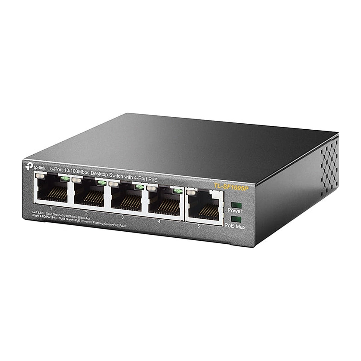 TP-Link Switch PoE TL-SF1005P 5 Puertos 10/100 (4 PoE)
