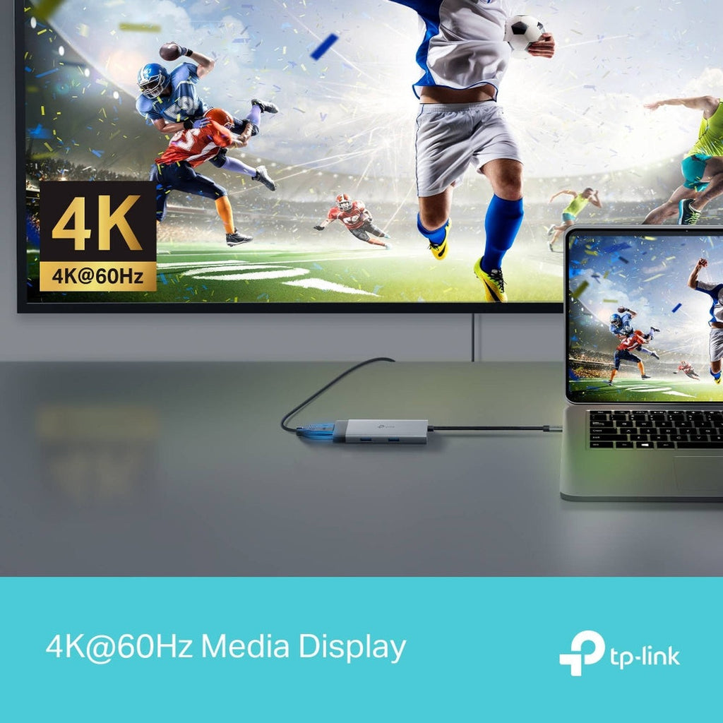 TP-Link Hub USB-C 5 en 1 HDMI 4K y PD 100W UH5020C