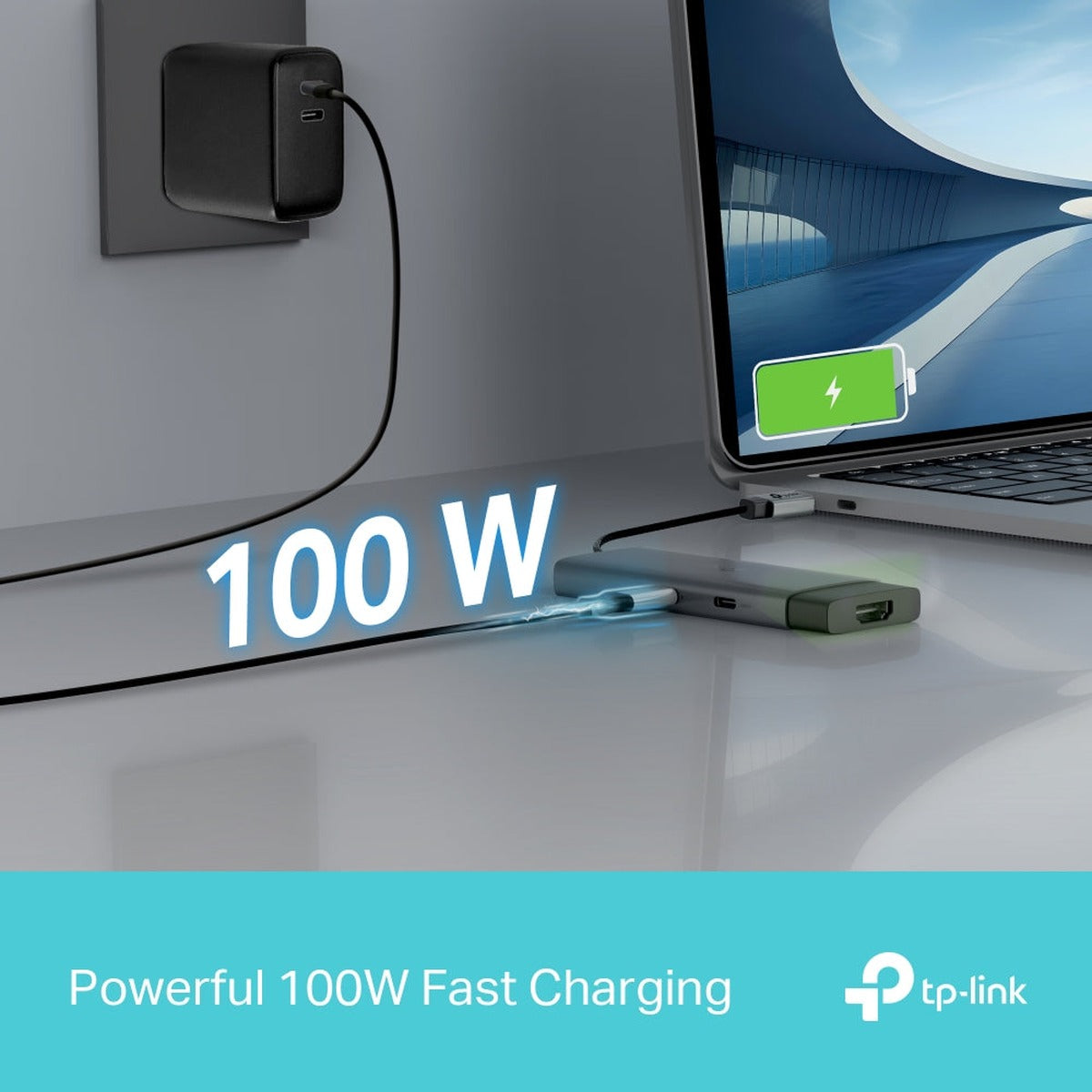 TP-Link Hub USB-C 5 en 1 HDMI 4K y PD 100W UH5020C