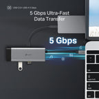 TP-Link Hub USB-C 7 en 1 HDMI 4K, SD/microSD y PD 100W UH7020C
