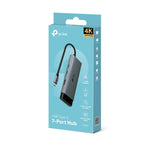 TP-Link Hub USB-C 7 en 1 HDMI 4K, SD/microSD y PD 100W UH7020C